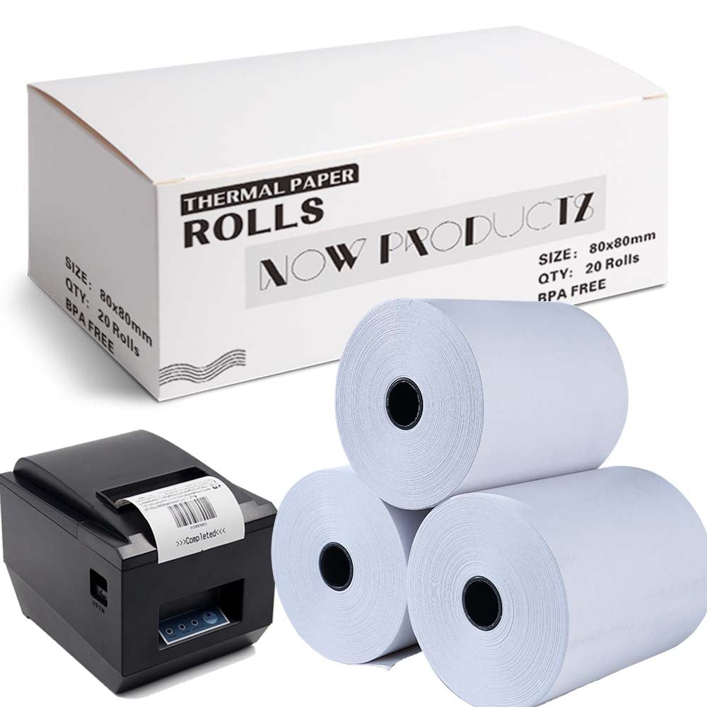 Till Rolls 3 1/8" X 200’ paper roll Receipt paper epos