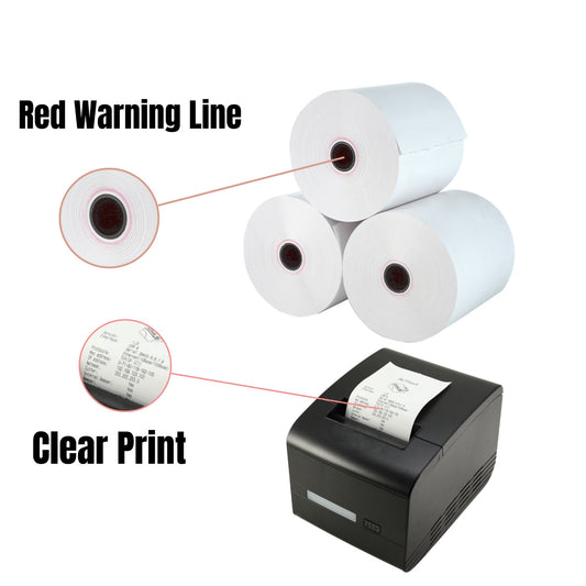 3-1/8 x 230 Thermal Paper Tsp100 Premium quality fits most printers 80 Rolls